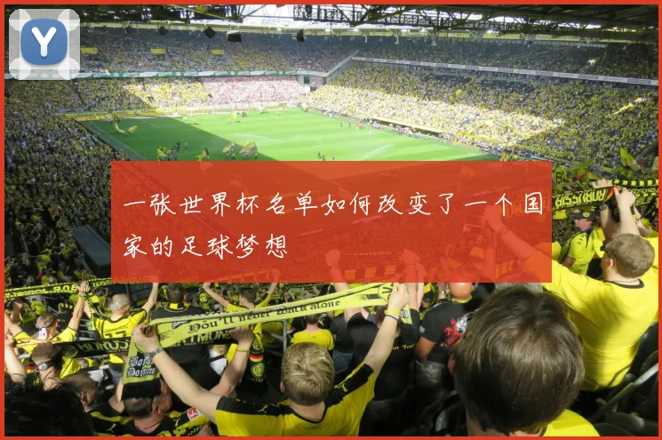 一张世界杯名单如何改变了一个国家的足球梦想