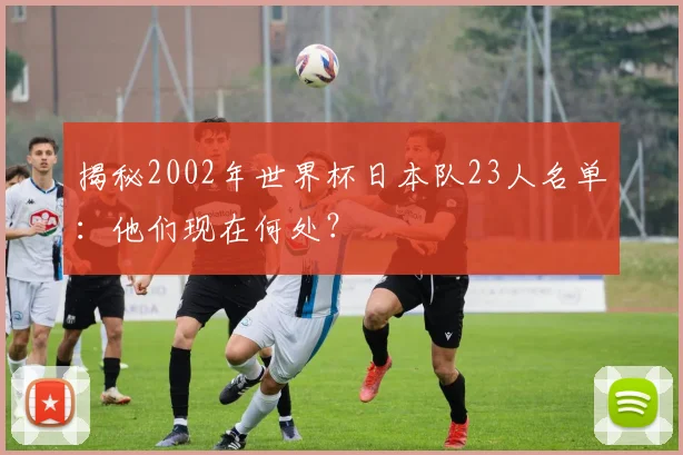 揭秘2002年世界杯日本队23人名单:他们现在何处?